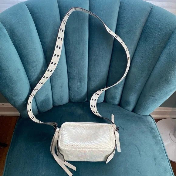 Aimee Kestenberg Cooper Hologram Snake Embossed Leather Crossbody Bag - Picture 3 of 14